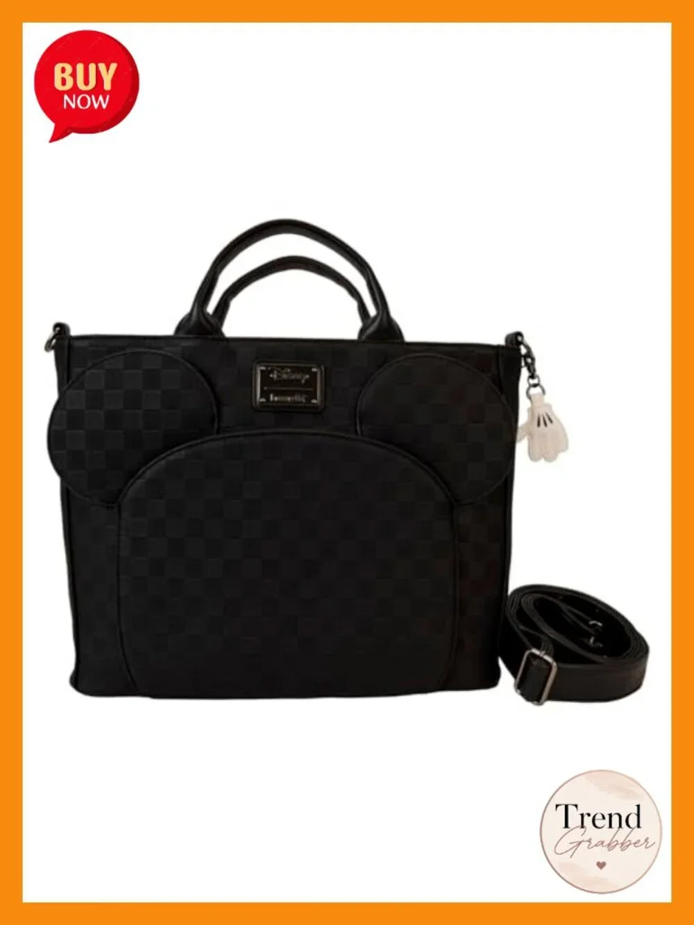 Loungefly Mickey Mouse Convertible Backpack & Tote - Faux Leather